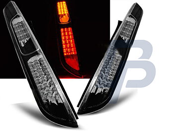 FORD FOCUS MK2 08-10 HB BLACK LED TAILLIGHTS