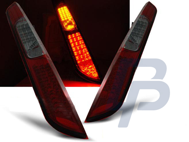FORD FOCUS MK2 08-10 HB RED SMOKE LED TAILLIGHTS - 2