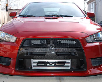 MITSUBISHI LANCER EVO X 08+ SEIBON CARBON GRILL CAP