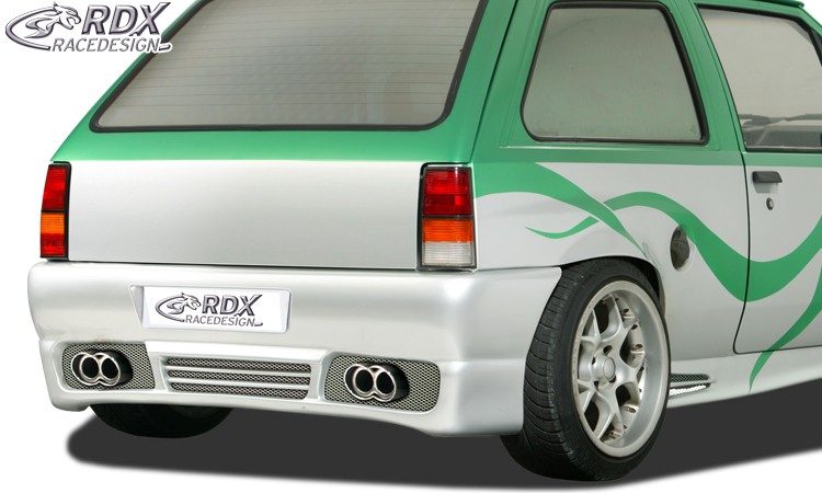 REAR BUMPER OPEL CORSA A WITH NUMBERPLATE "GT4" - 2