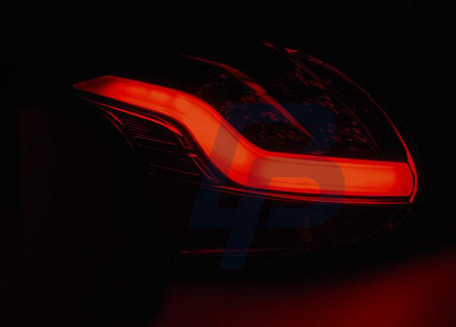 FORD FOCUS 3 11-10.14 HATCHBACK RED WHITE LED TAILLIGHTS BAR - 2
