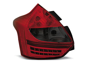 FORD FOCUS 3 11- 10.14 HATCHBACK RED SMOKE LED TAILLIGHTS