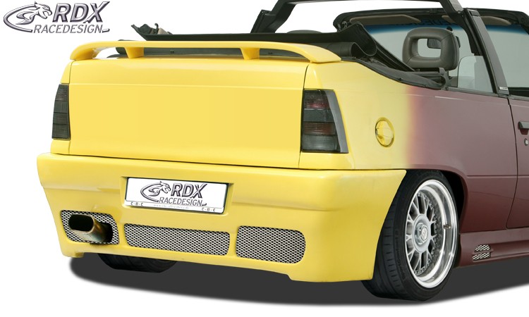 REAR BUMPER OPEL KADETT E WITH NUMBERPLATE "GT4" - 2