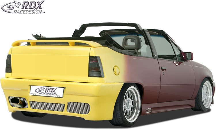 REAR BUMPER OPEL KADETT E WITH NUMBERPLATE "GT4"
