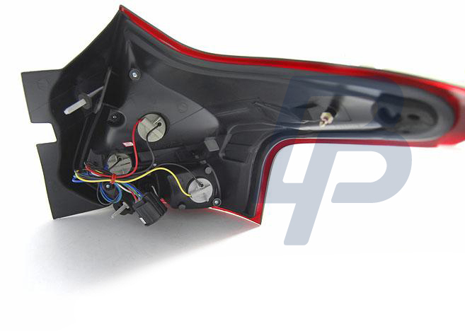 FORD FOCUS 3 11-10.14 HATCHBACK RED SMOKE LED TAILLIGHTS BAR - 3
