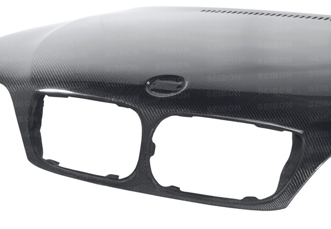 BMW 3 E46 4D FACELIFT 02-06 SEIBON OEM CARBON HUV - 2