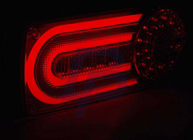 MERCEDES W463 G-CLASS 90-12 RED WHITE LED TAILLIGHTS - 5