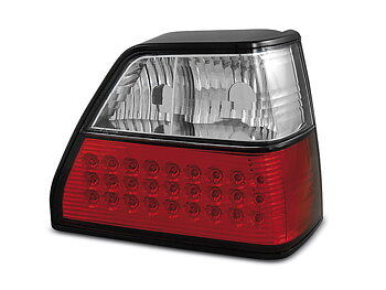VW GOLF 2 08.83-08.91 RED WHITE LED TAILLIGHTS