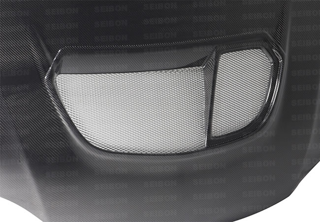 MITSUBISHI LANCER EVO VIII/IX 03-08 SEIBON CS CARBON HOOD - 2