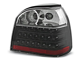 VW GOLF 3 09.91-08.97 BLACK LED TAILLIGHTS