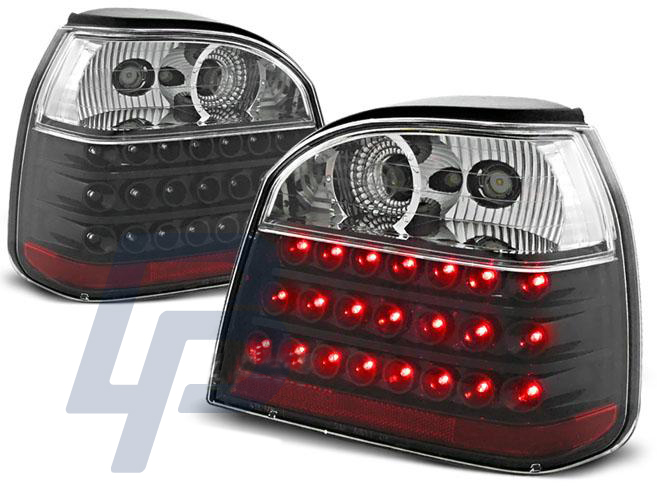 VW GOLF 3 09.91-08.97 BLACK LED TAILLIGHTS - 2
