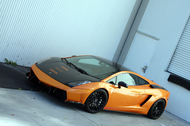 LAMBORGHINI GALLARDO 03-09 SEIBON OEM CARBON HOOD - 3
