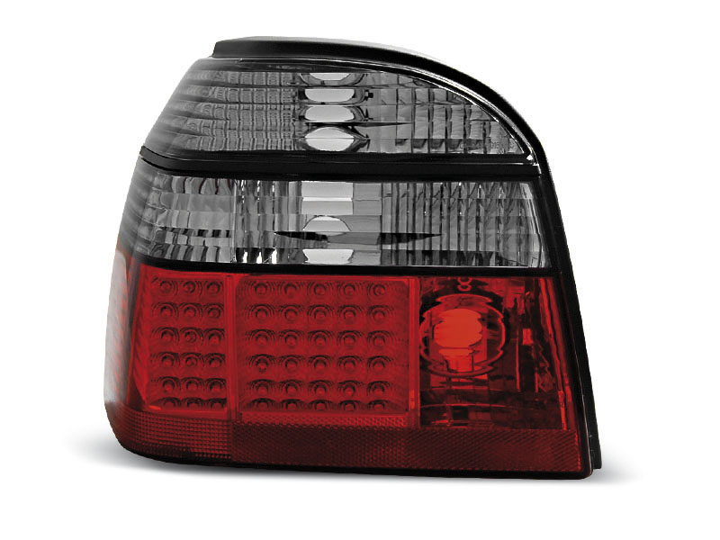 VW GOLF 3 09.91-08.97 RED SMOKE LED TAILLIGHTS