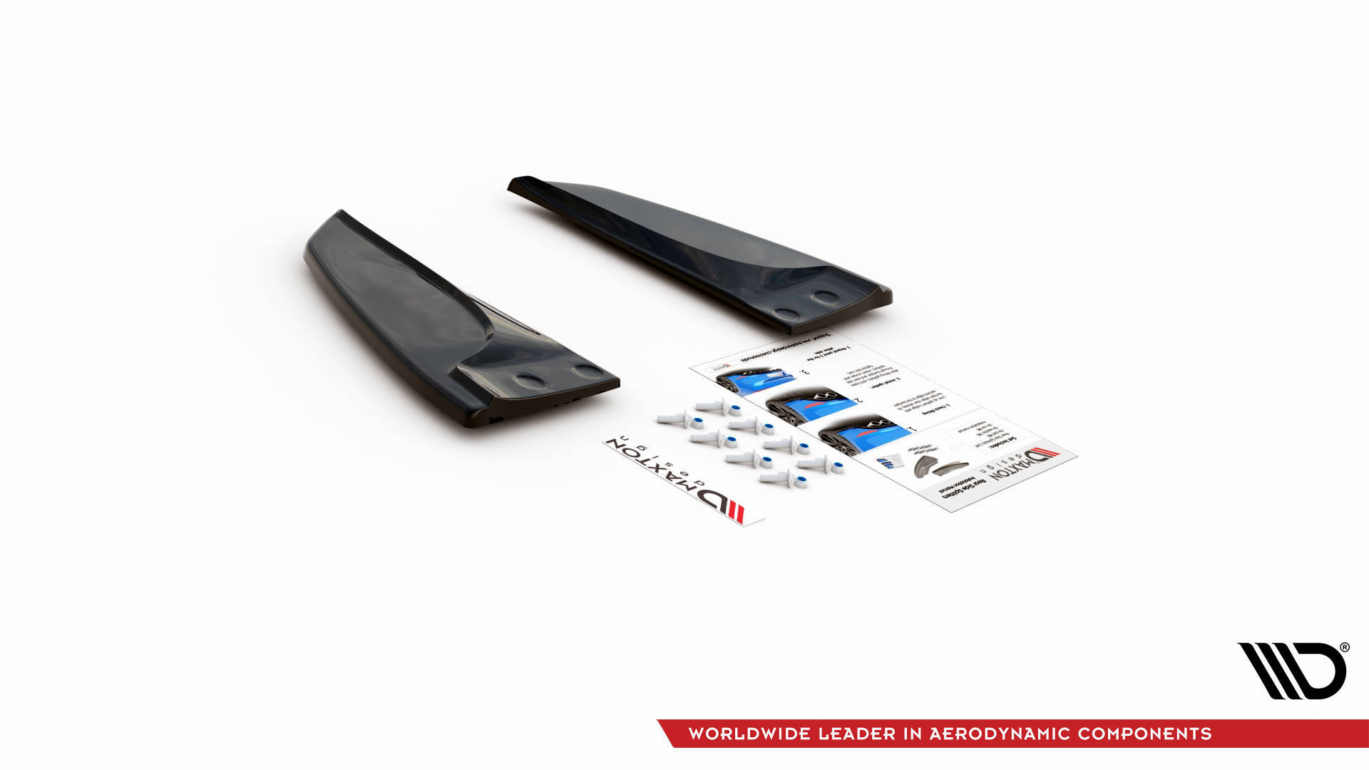 Rear Side Splitters Tesla Model S Facelift - 3