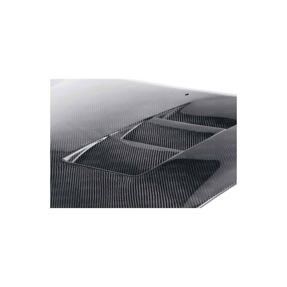 TOYOTA PRIUS 04-09 SEIBON TS CARBON HOOD - 2