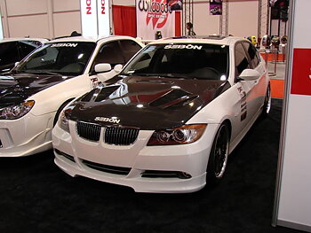BMW 3 E90 4D 05-08 SEIBON ER CARBON HOOD
