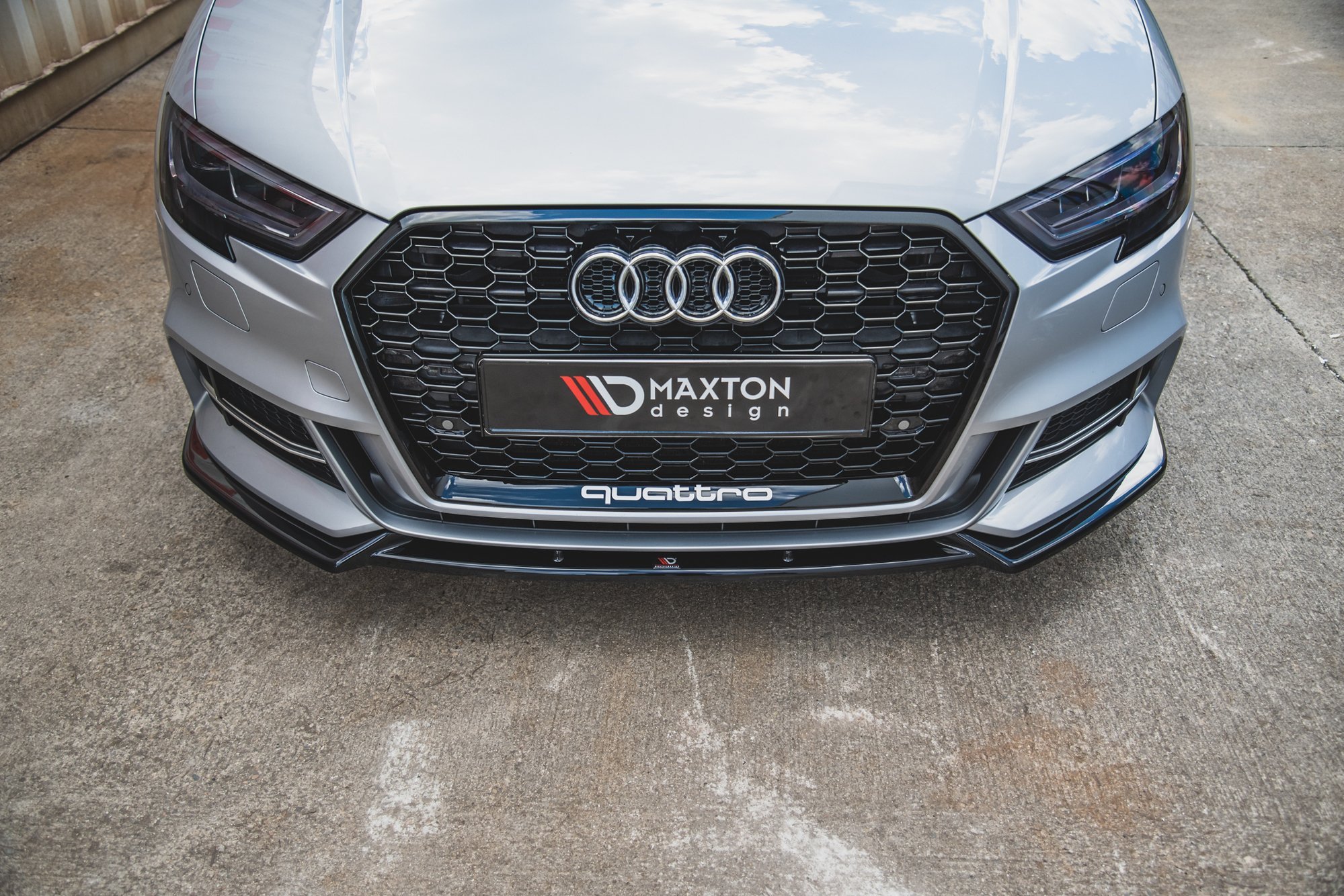 Front Splitter V.3 Audi S3 / A3 S-Line 8V Facelift Sedan (2016-2020) - 2