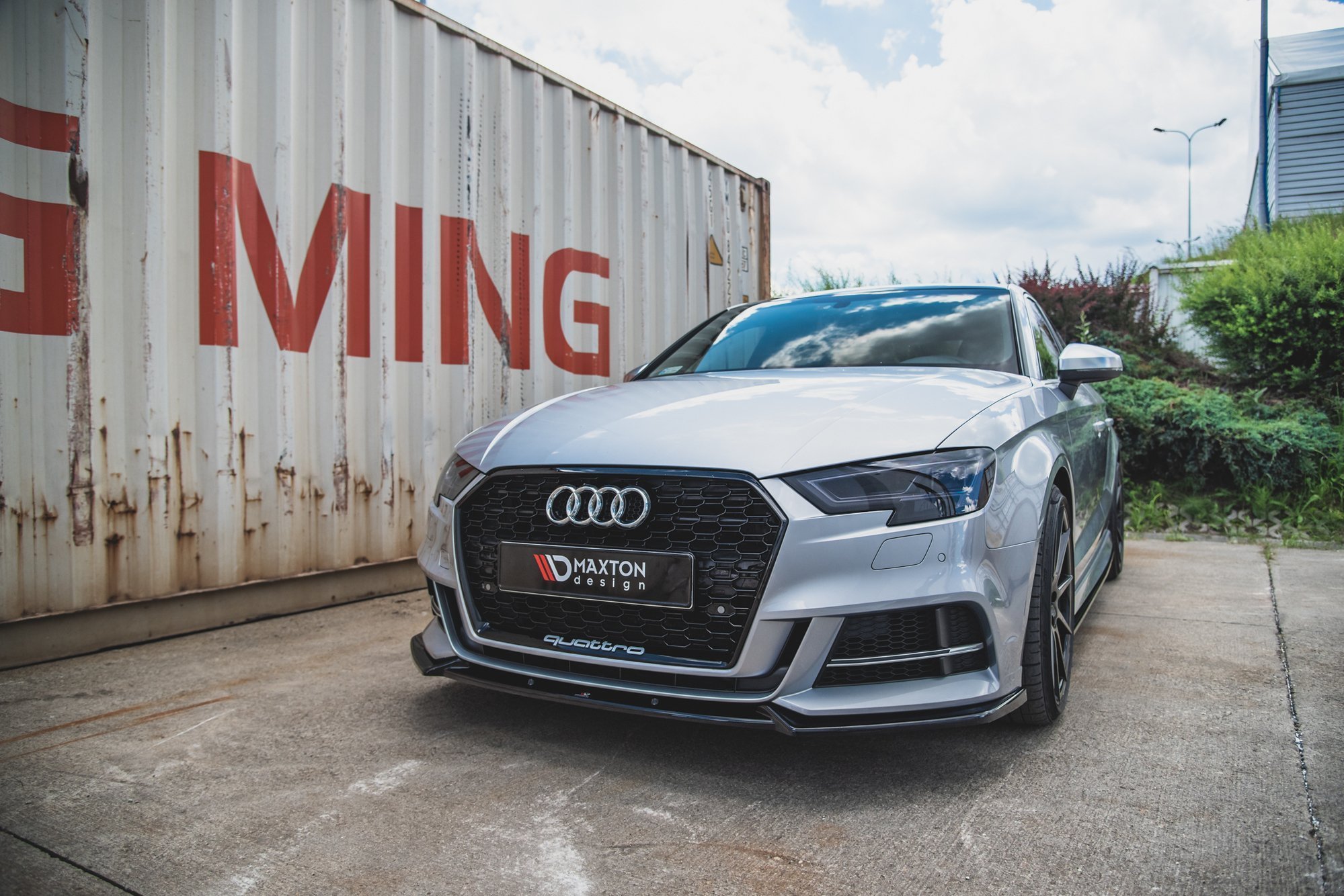 Front Splitter V.3 Audi S3 / A3 S-Line 8V Facelift Sedan (2016-2020) - 6