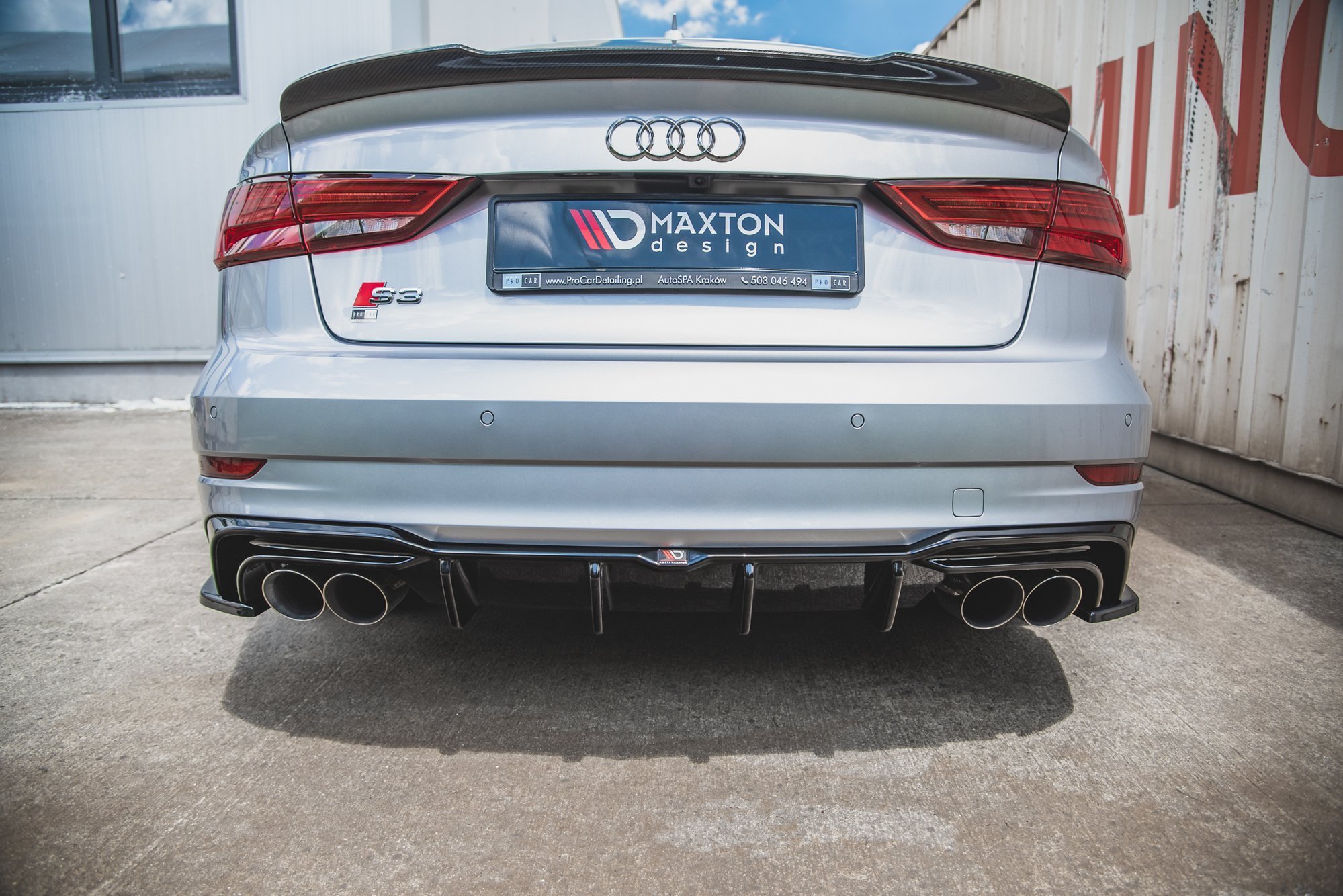 Rear Valance Audi S3 Sedan 8V Facelift (2016-2020) - 2