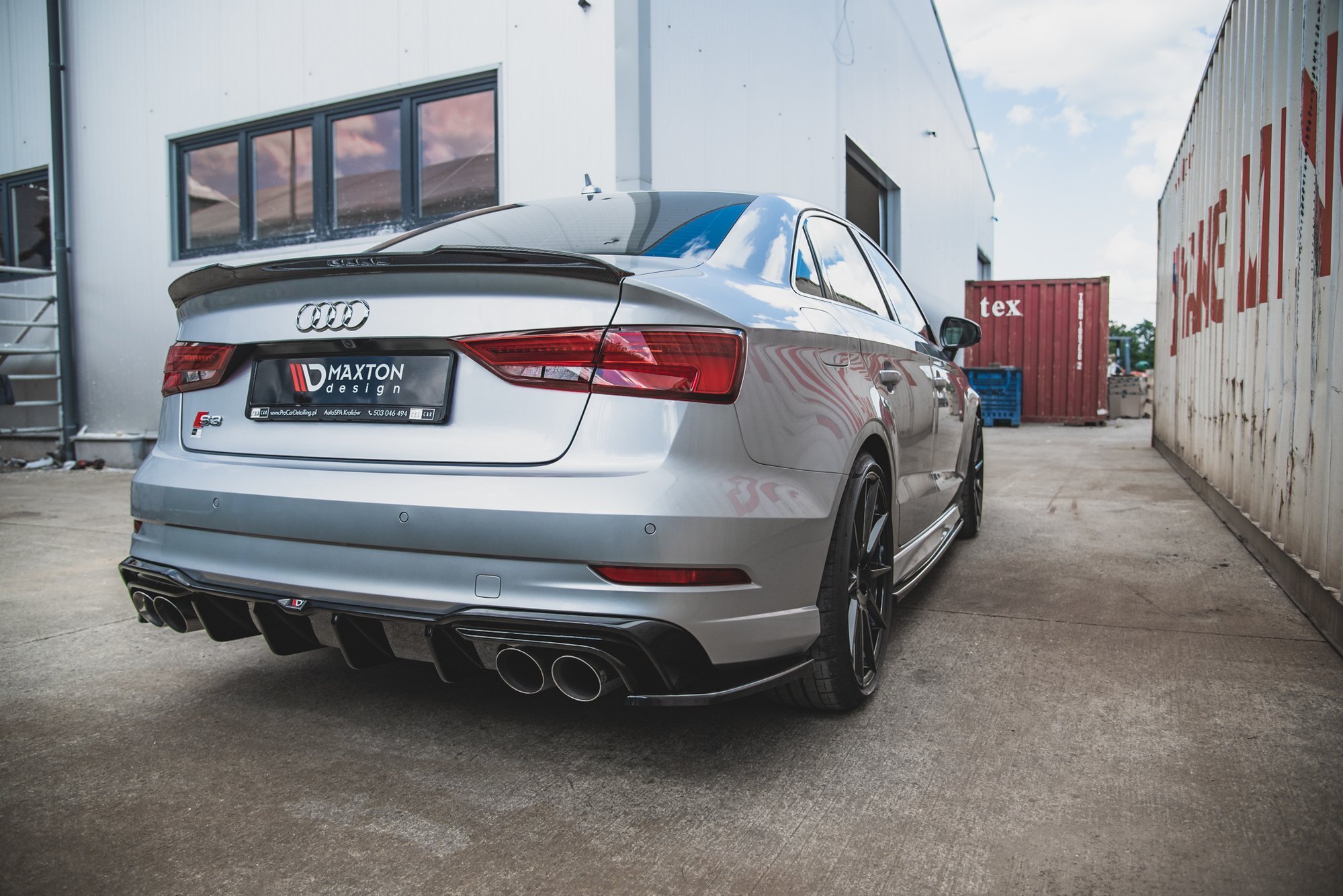 Rear Valance Audi S3 Sedan 8V Facelift (2016-2020) - 5