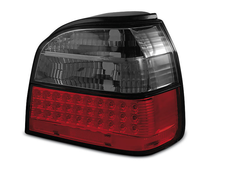 VW GOLF 3 09.91-08.97 RED SMOKE LED TAILLIGHTS