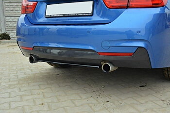 CENTRAL REAR SPLITTER BMW 4 F32 M-PACK (WITHOUT VERTICAL BARS)