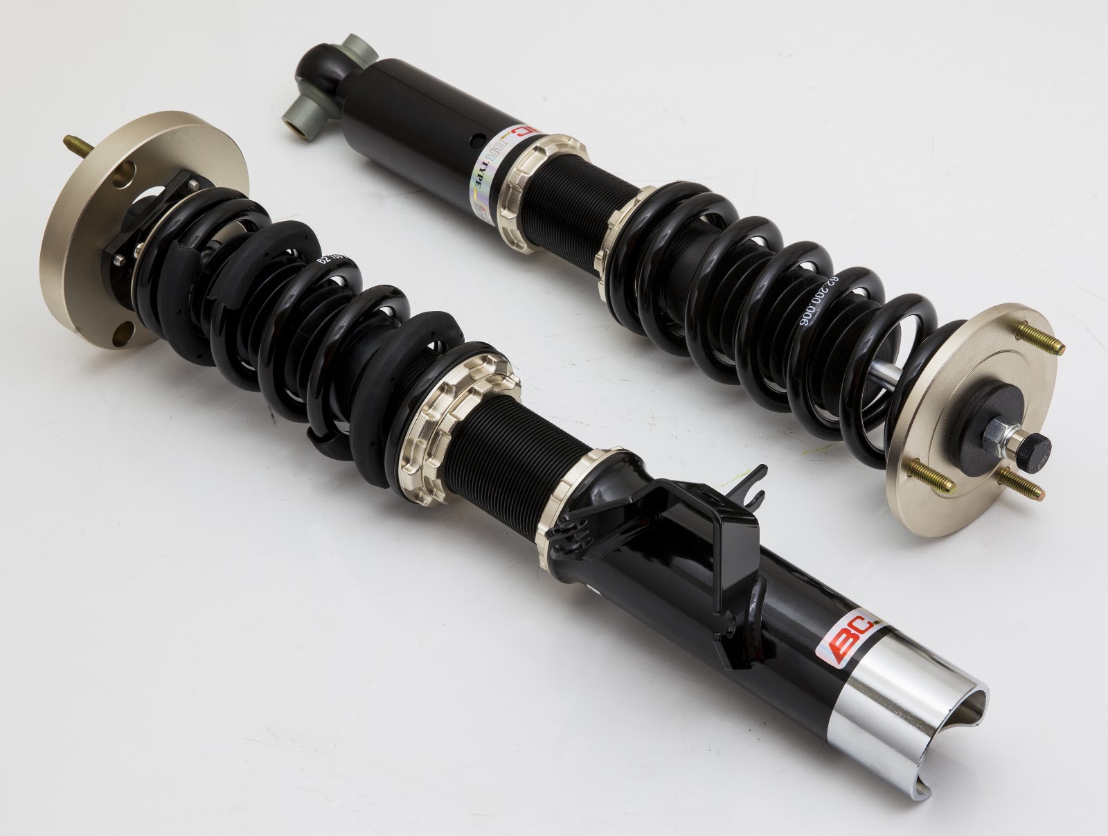 BC RACING BR RA COILOVER KIT FOR BMW 5 SERIES SEDAN (STRUT 52MM, WELD) E28 1981–1988 - 5