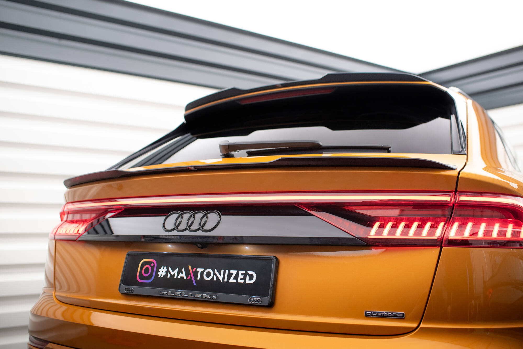 Lower Spoiler CAP Audi Q8 / RSQ8 / SQ8 / Q8 S-Line Mk1 - 3