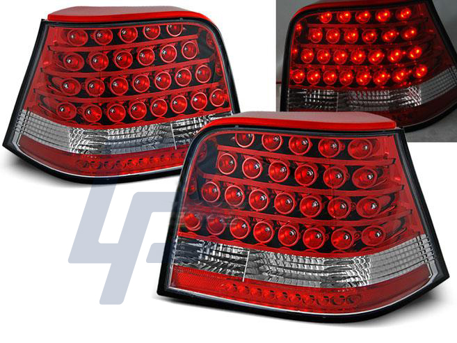 VW GOLF 4 09.97-09.03 RED LED TAILLIGHTS - 2