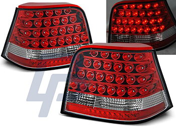 VW GOLF 4 09.97-09.03 RED LED TAILLIGHTS