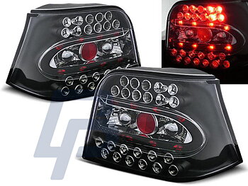 VW GOLF 4 09.97-09.03 BLACK LED TAILLIGHTS