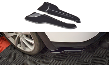 Rear Side Splitters V.2 Tesla Model X (2015-)