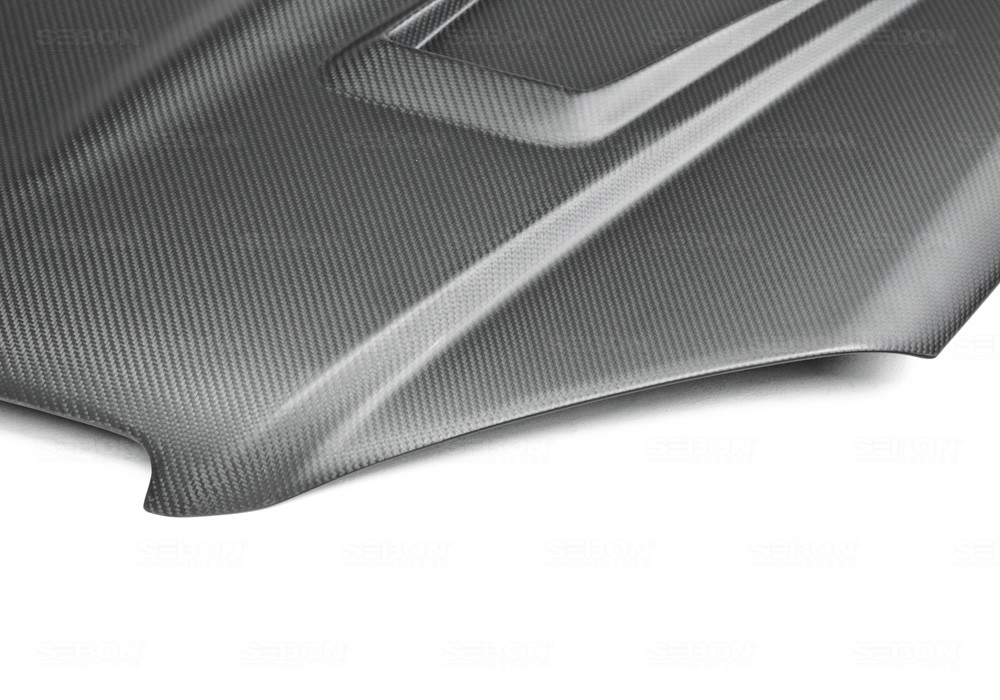 MERCEDES C-CLASS AMG 63 07-10 SEIBON GT DRY CARBON HOOD - 2