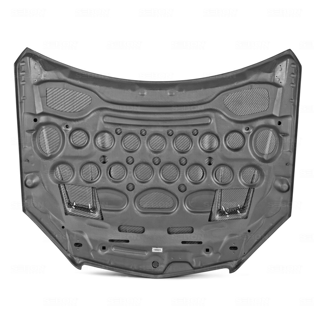 MERCEDES C-CLASS AMG 63 07-10 SEIBON GT DRY CARBON HOOD - 5