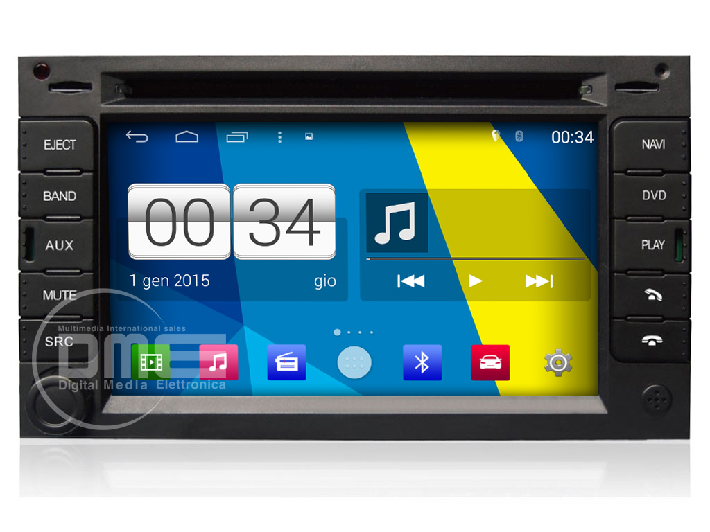 PEUGEOT 307 2004-2011 7" MODELLANPASSAD ANDROID HUVUDENHET