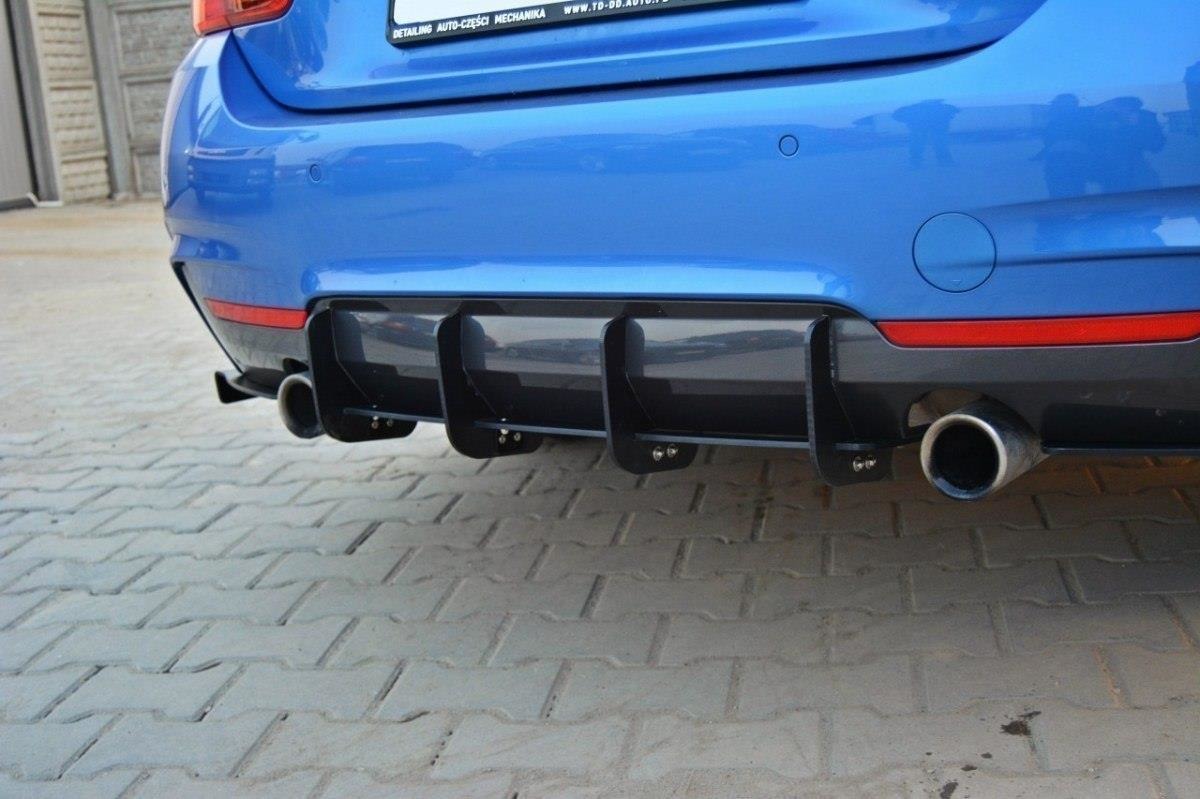 REAR DIFFUSER & REAR SIDE SPLITTERS BMW 4 F32 M-PACK - 2