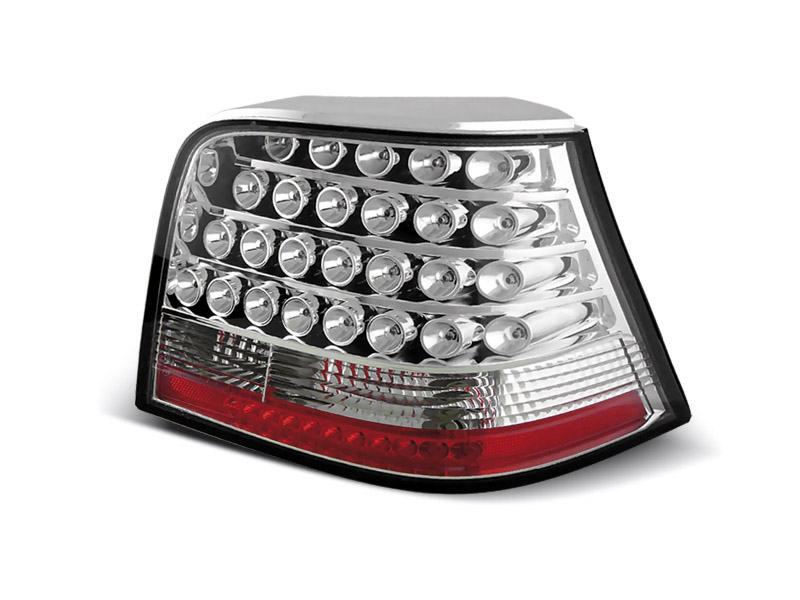 VW GOLF 4 09.97-09.03 CHROME LED TAILLIGHTS