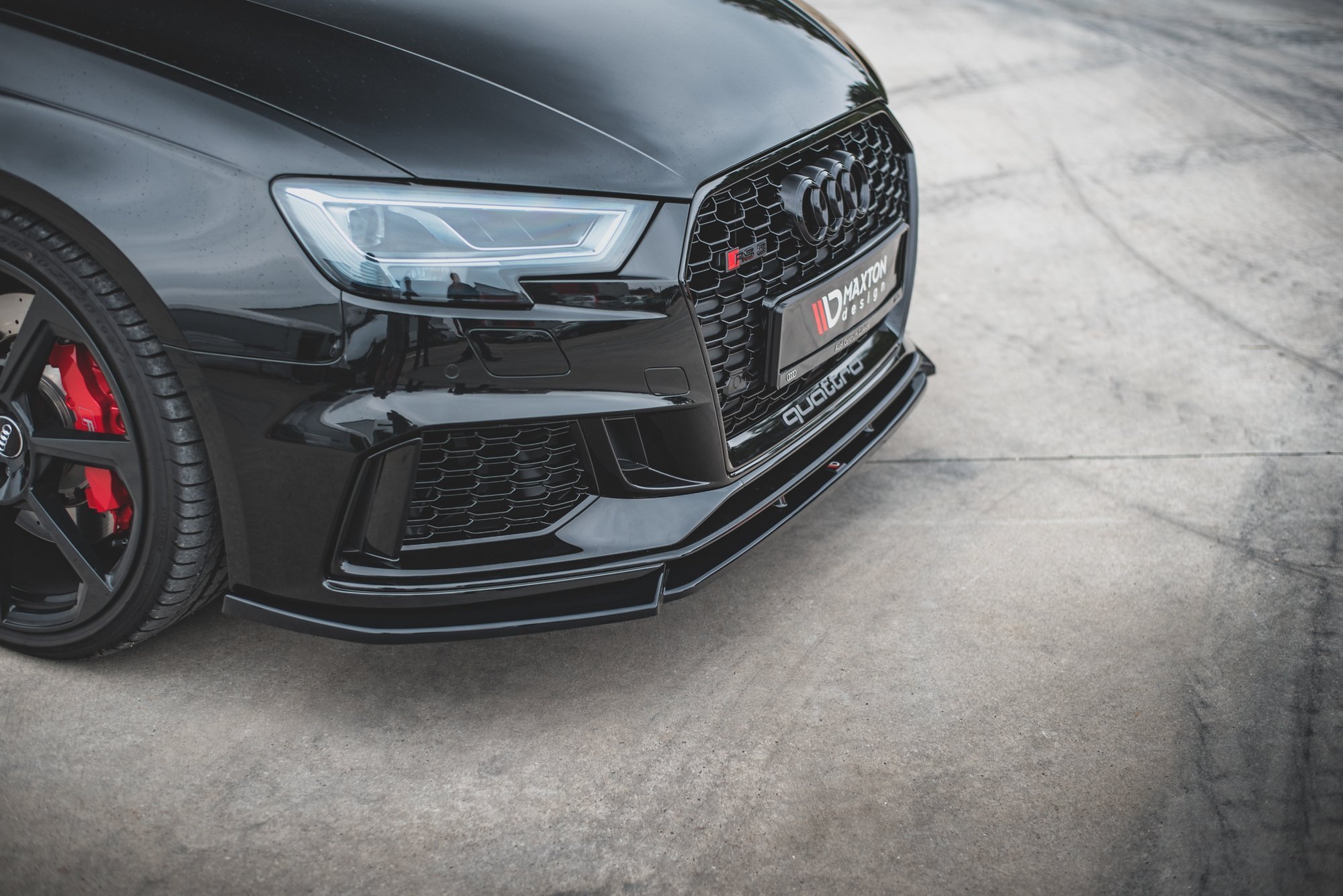 Front Splitter V.4 Audi RS3 8V Facelift (2017-) - 2