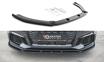 FRONT SPLITTER V.4 SUITABLE FOR AUDI RS3 8V FL SPORTBACK – MAXTON DESIGN