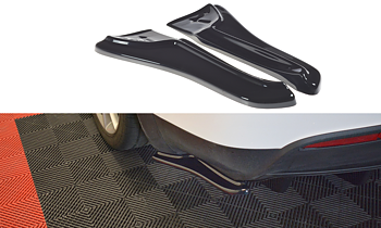 Rear Side Splitters V.1 Tesla Model X