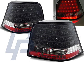 VW GOLF 4 09.97-09.03 BLACK LED TAILLIGHTS