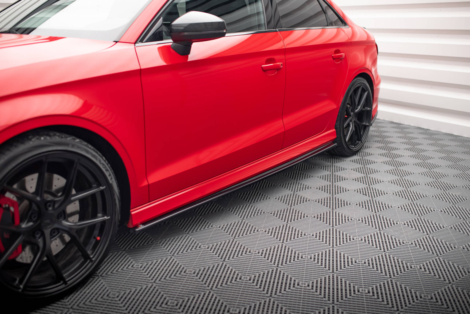 Side Skirts Diffusers V.1 Audi S3 / A3 S-Line 8V / 8V FL Sedan (2013-2020) - 3