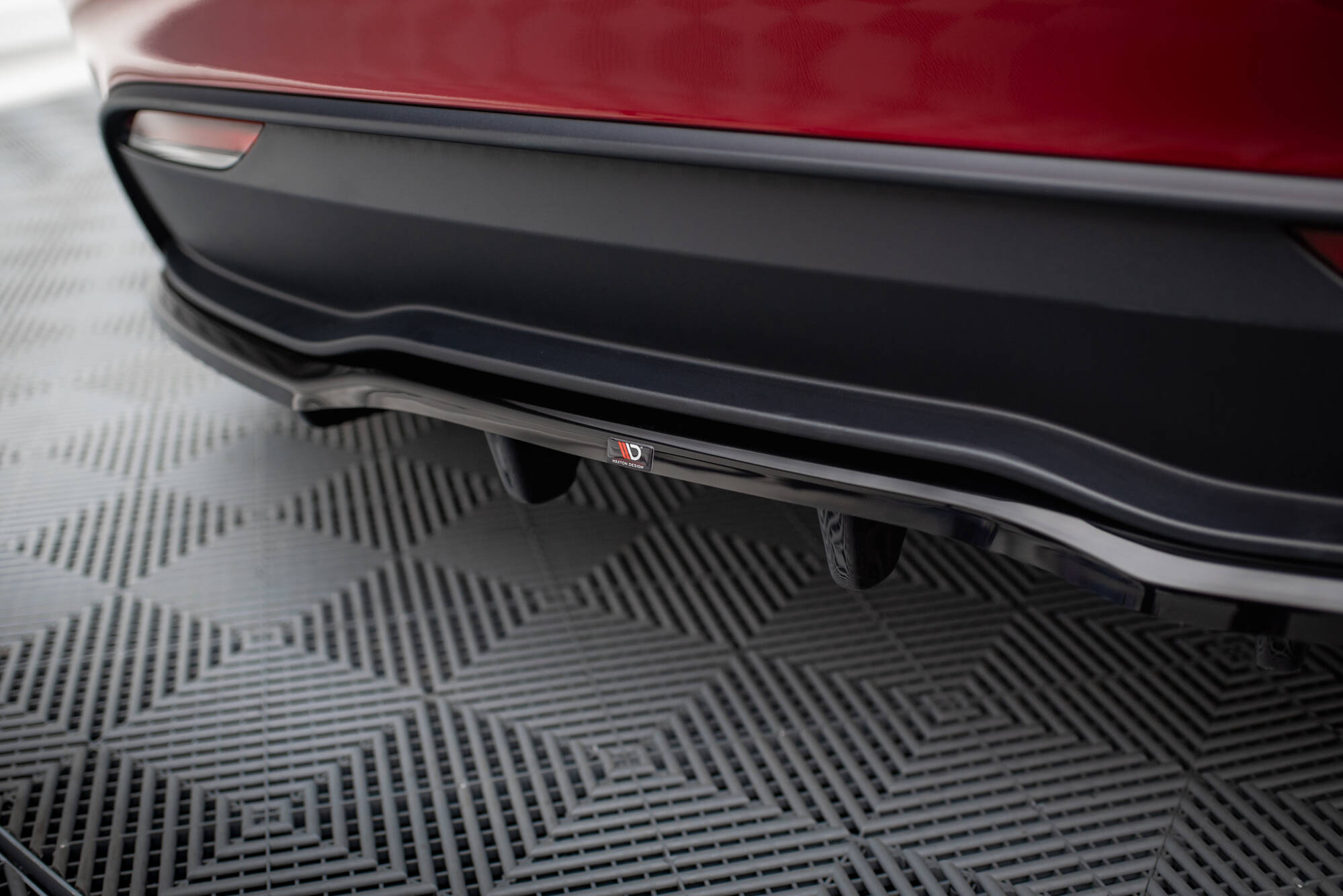 Rear Splitter (Vertical Bars) V.1 Tesla Model 3 FL Project Highland - 3