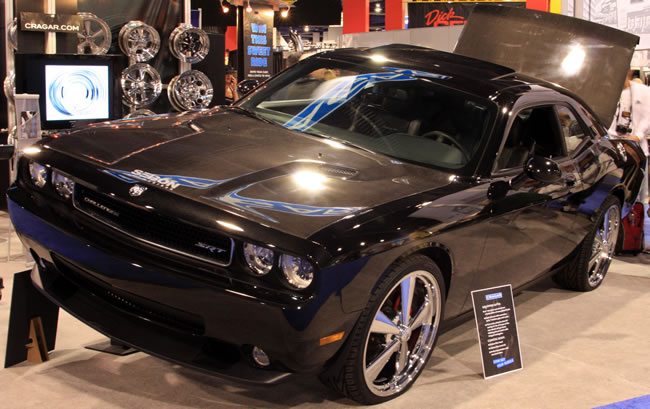 DODGE CHALLENGER 09-10 SEIBON OEM CARBON HOOD - 2