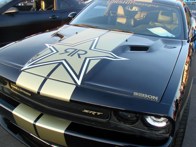 DODGE CHALLENGER 09-10 SEIBON OEM CARBON HOOD - 3