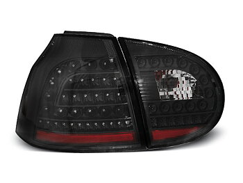 VW GOLF 5 10.03-09 BLACK LED TAILLIGHTS