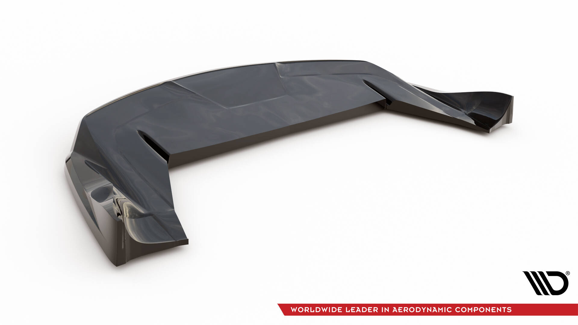 Central Rear Splitter (Vertical Bars) Tesla Model X Mk1 Facelift - 10