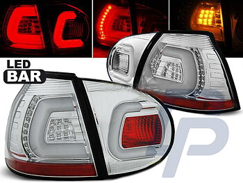 VW GOLF 5 10.03-09 CHROME LED TAILLIGHTS BAR