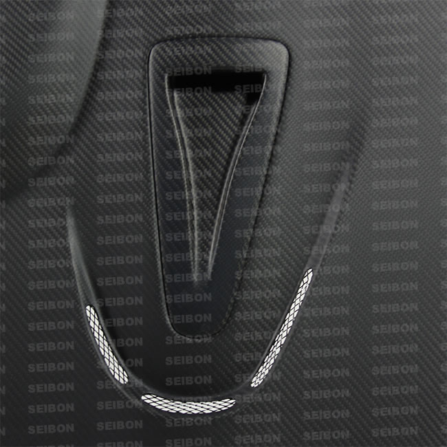 NISSAN GTR R35 09-10 SEIBON MS DRY CARBON HOOD - 2