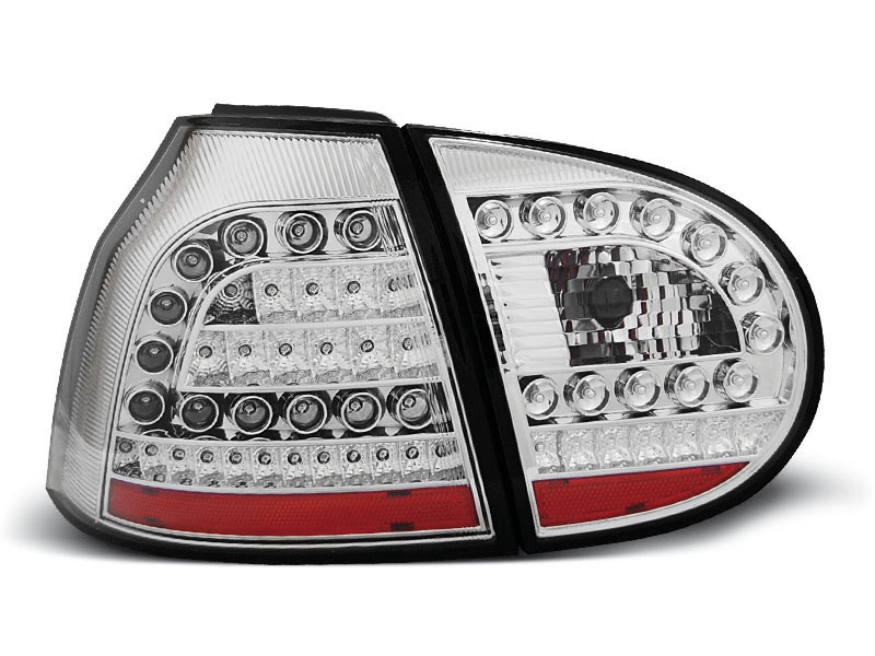 VW GOLF 5 10.03-09 CHROME LED TAILLIGHTS